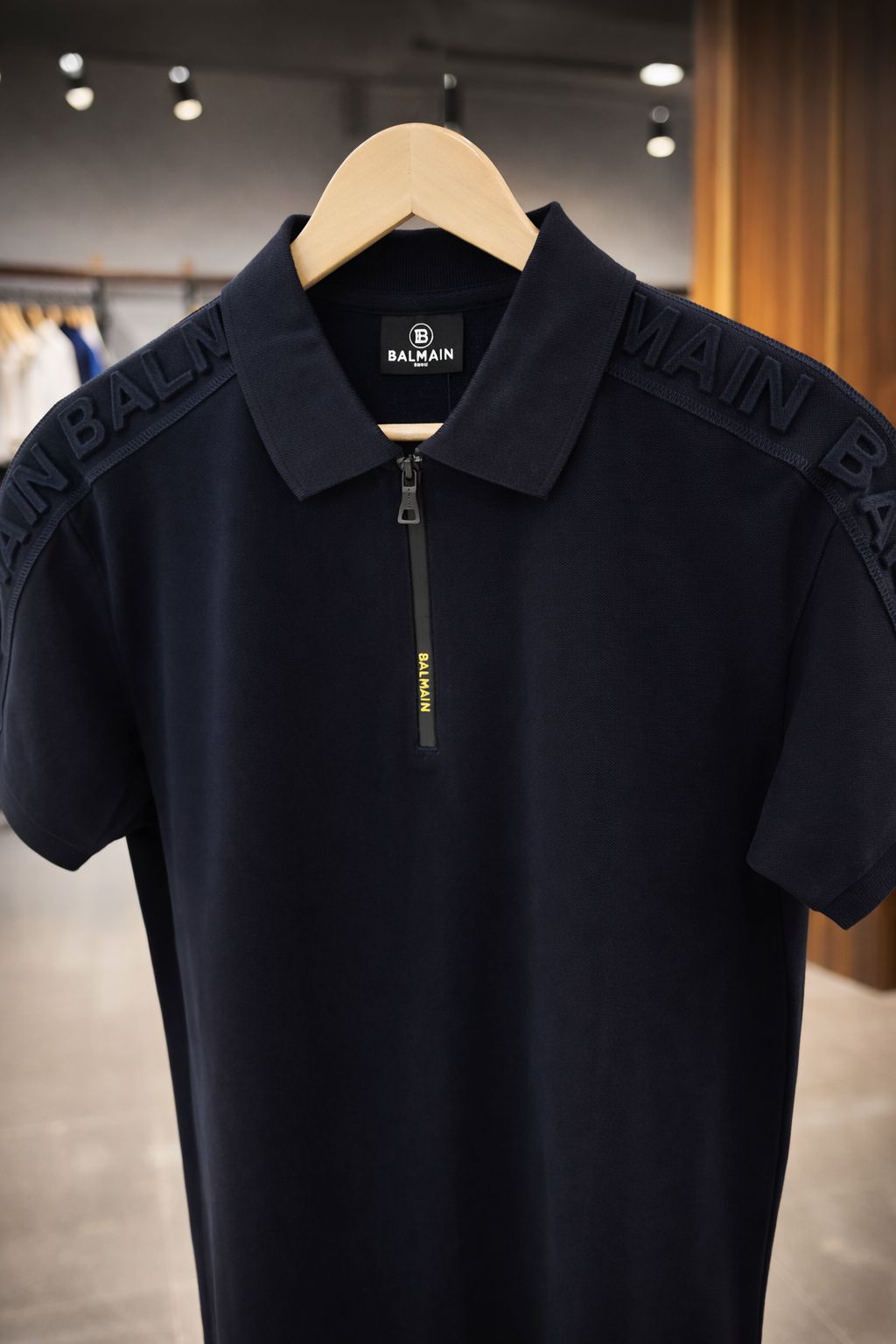 BALMAIN Polo Ambush Zipper Polo