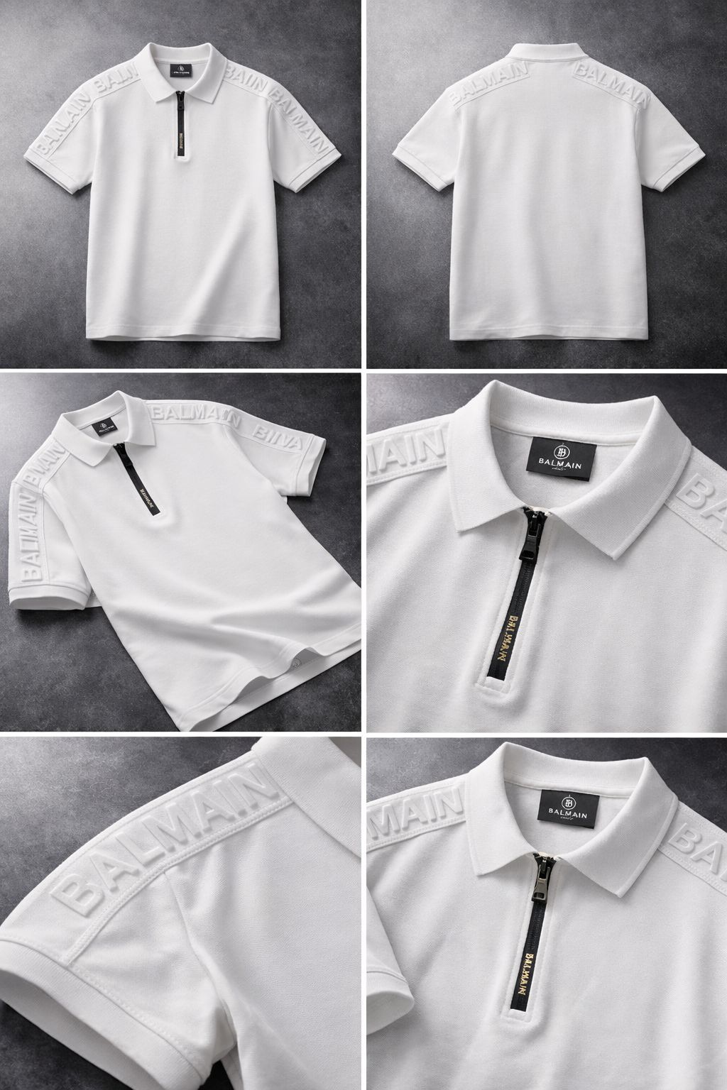 BALMAIN Polo Ambush Zipper Polo