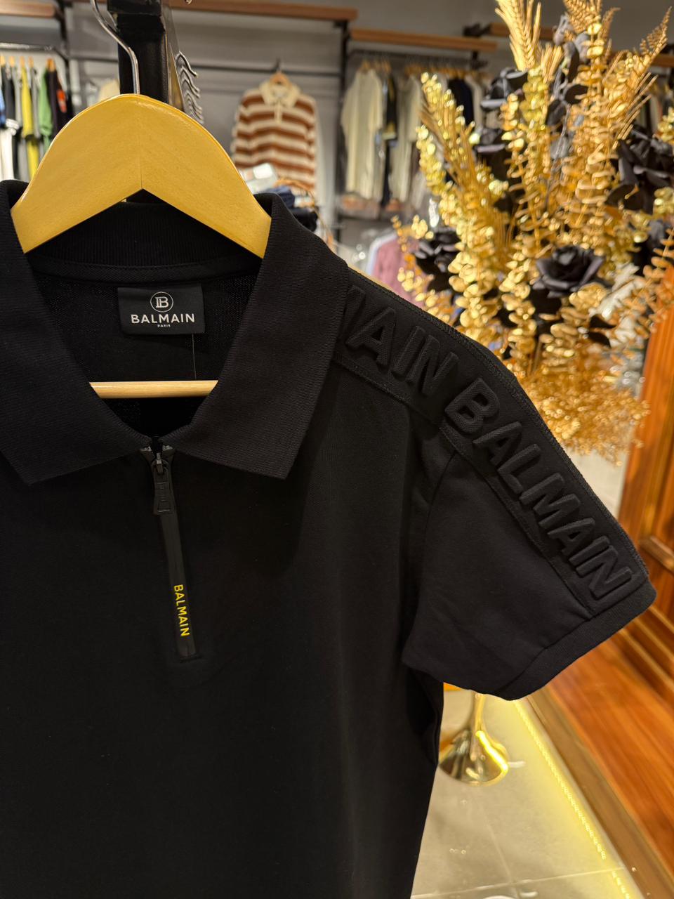 BALMAIN Polo Ambush Zipper Polo