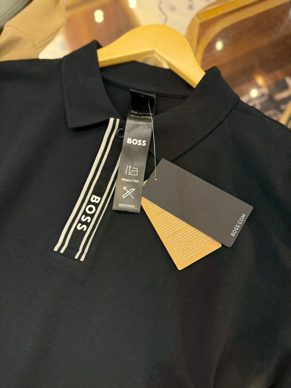 HUGO BOSS Jacquard Placket Polo