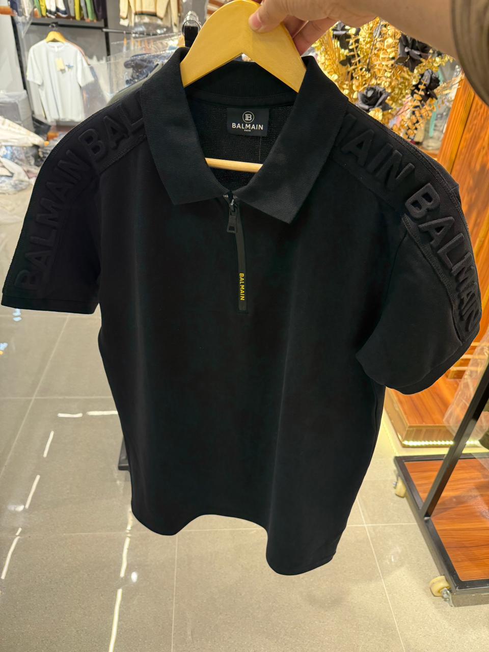 BALMAIN Polo Ambush Zipper Polo