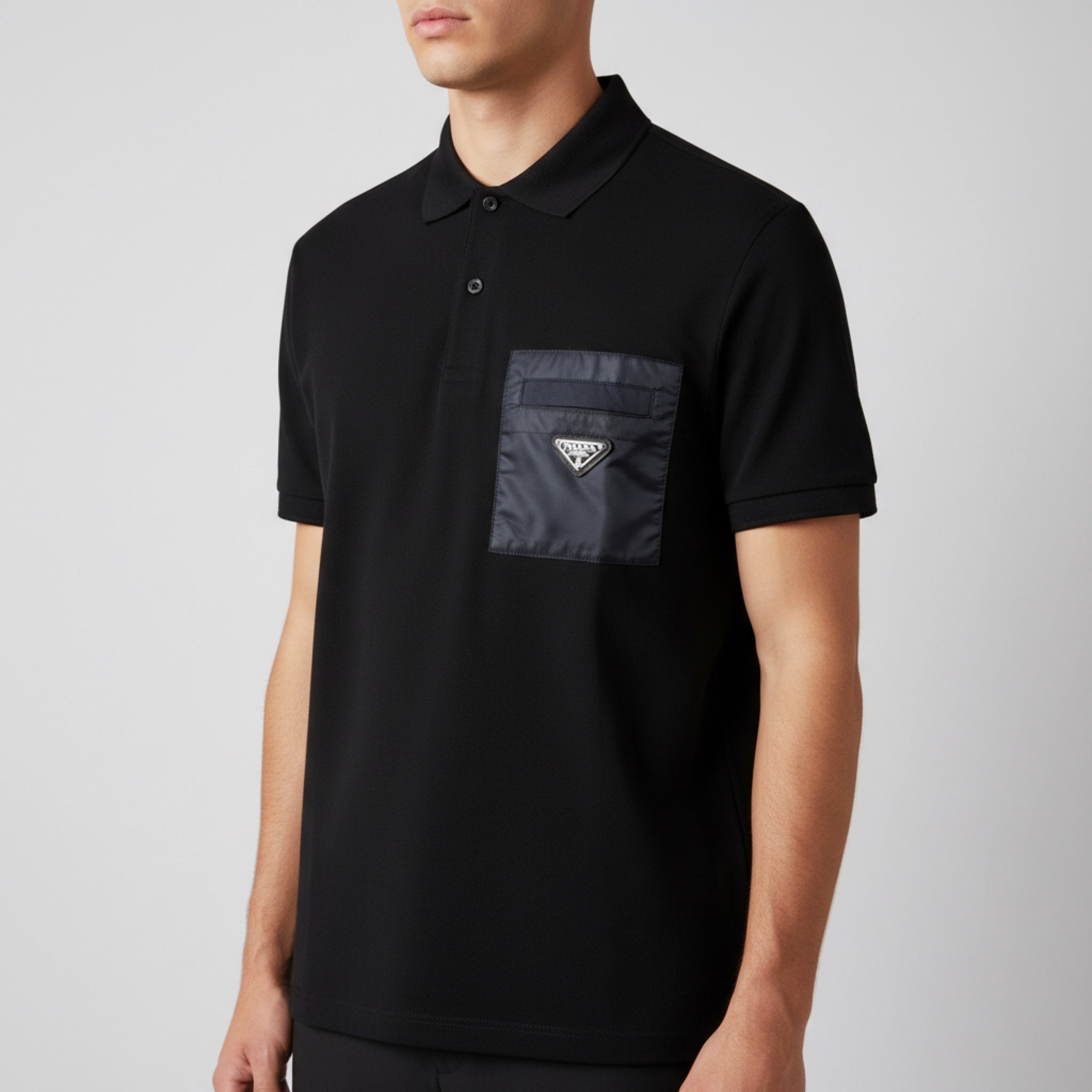 PRADA Pocket POLO Metal Logo