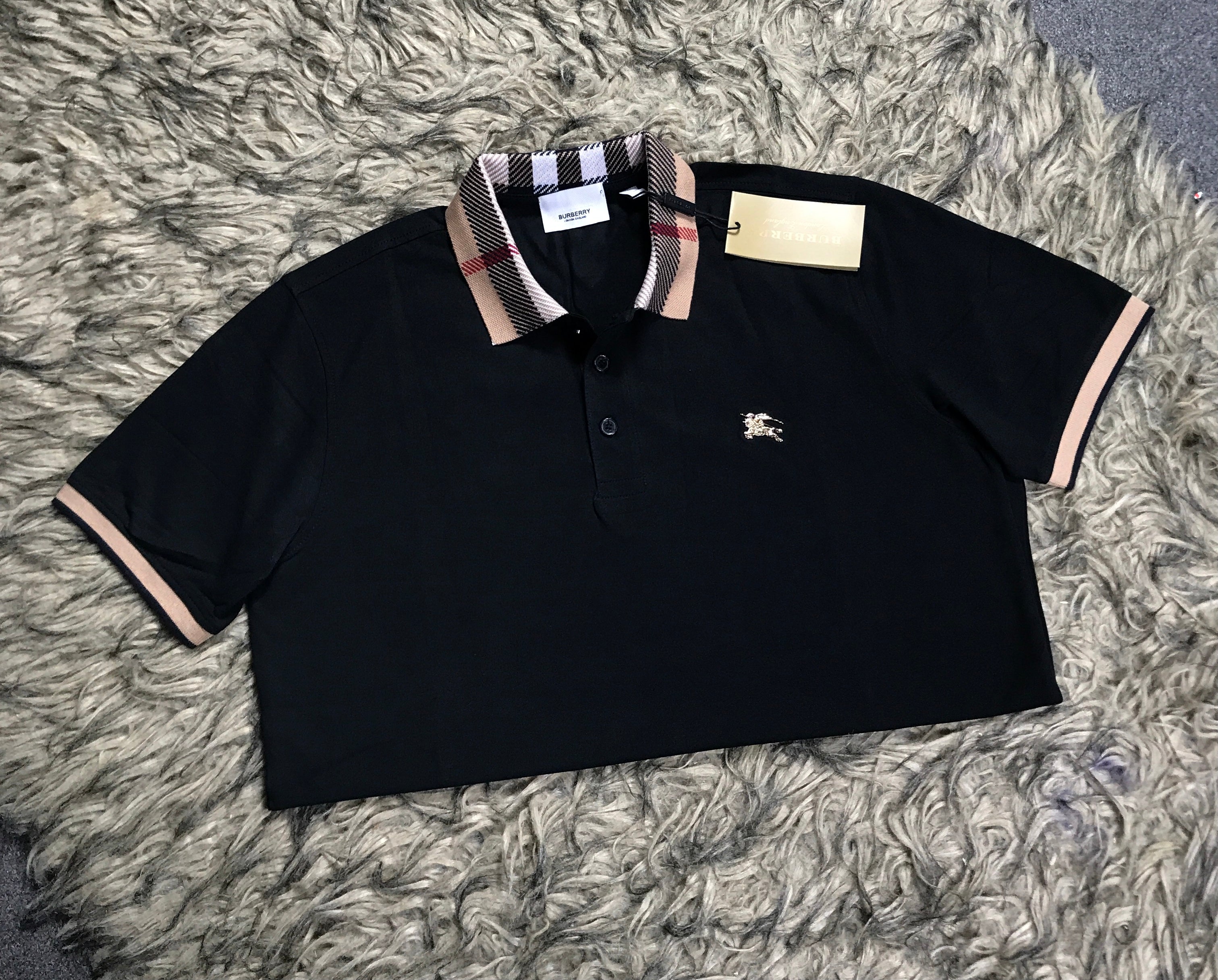 Burberry Black Polo