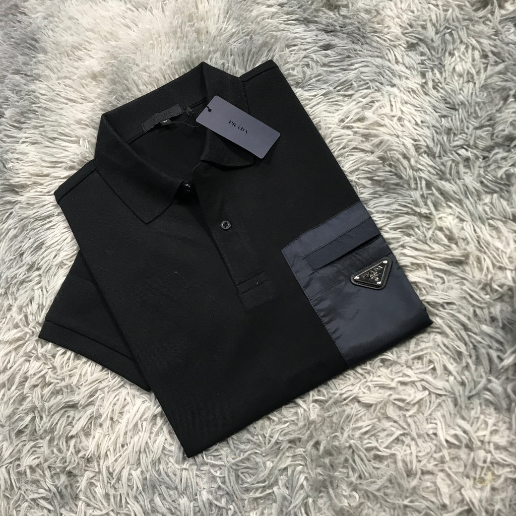 PRADA Pocket POLO Metal Logo