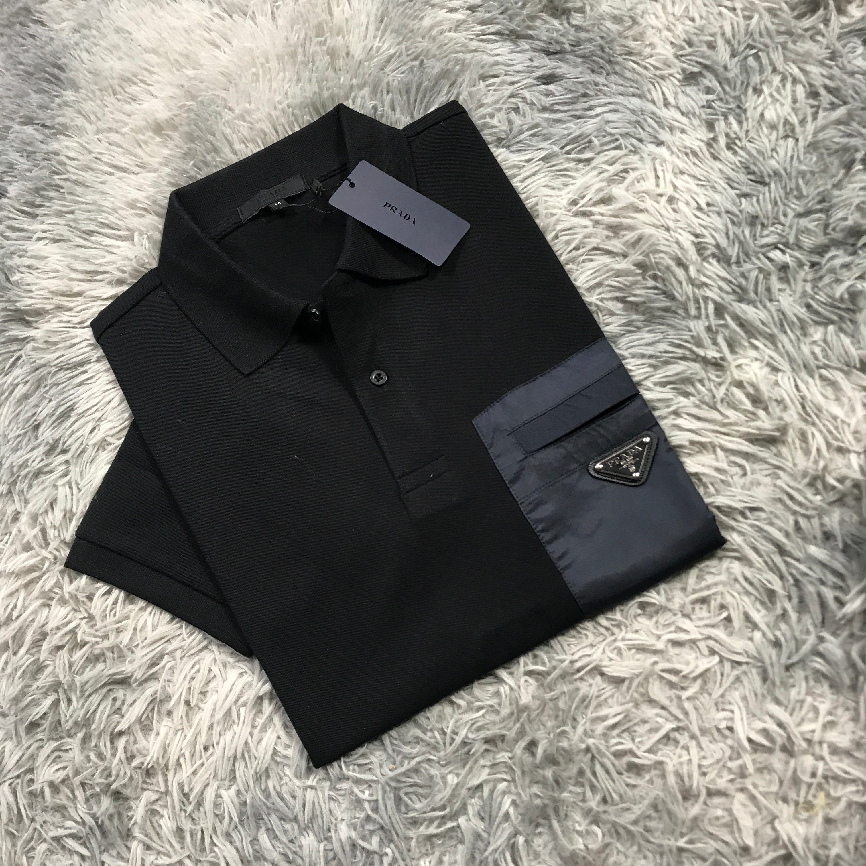 PRADA Pocket POLO Metal Logo
