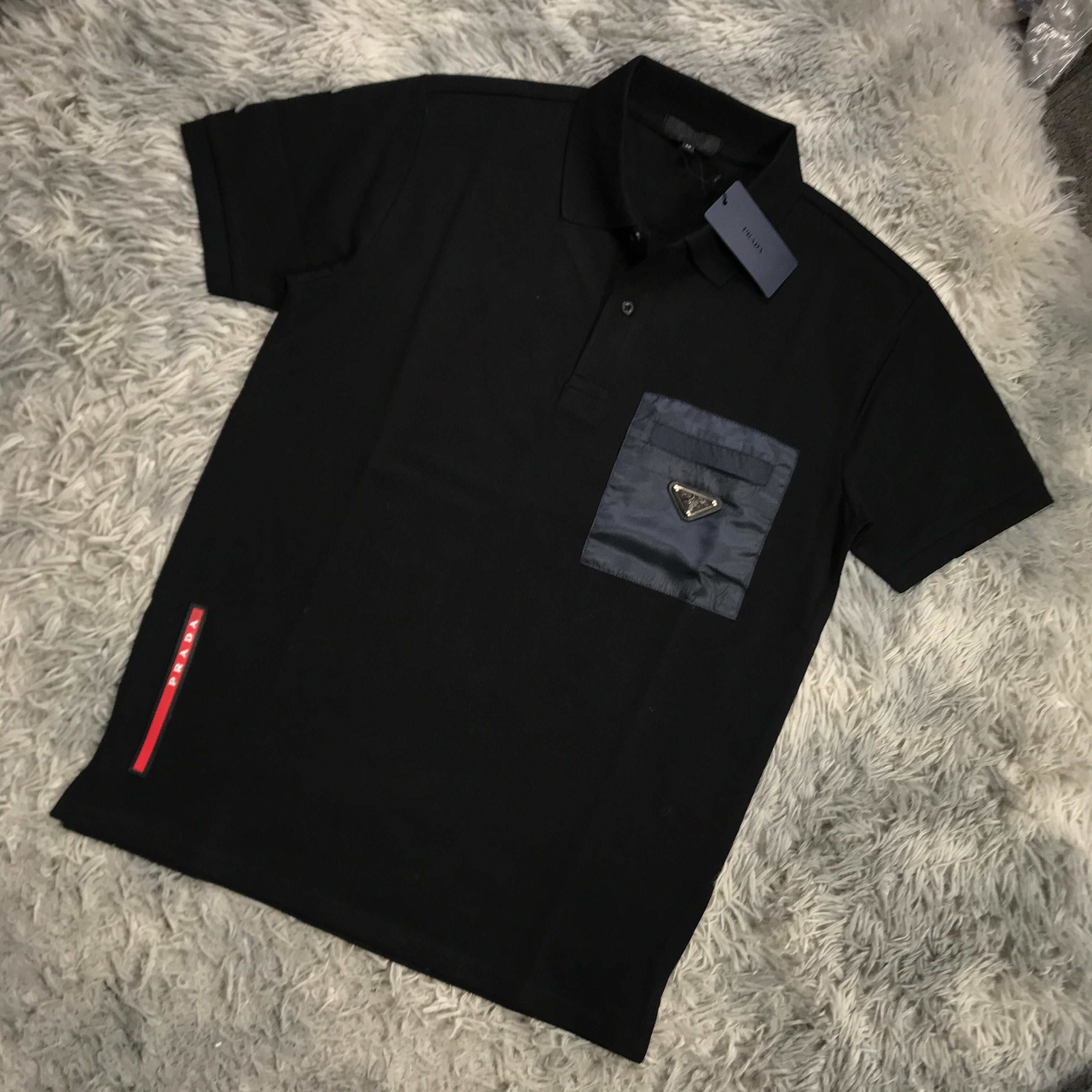 PRADA Pocket POLO Metal Logo
