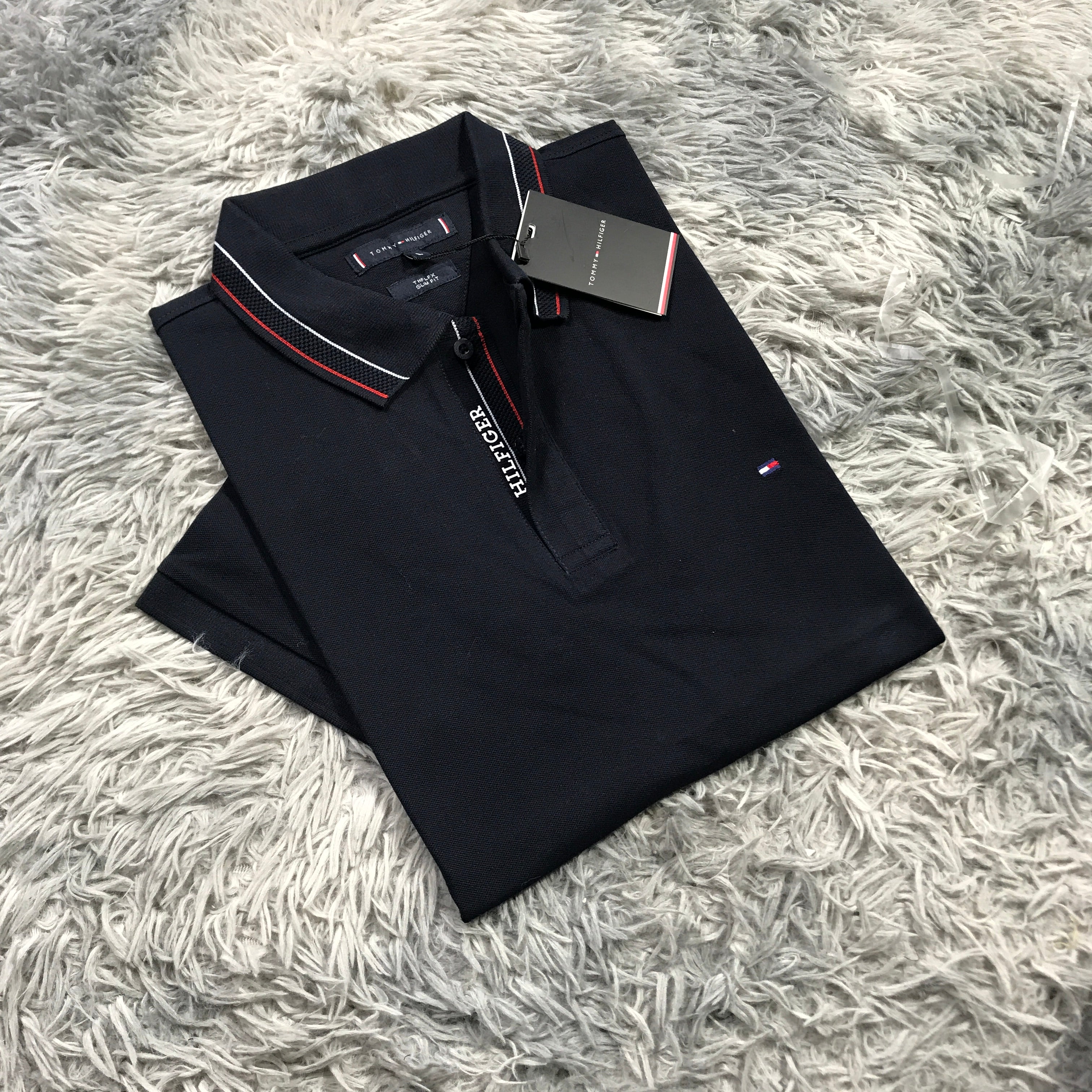 Tommy Hilfiger Jacquard Placket Polo