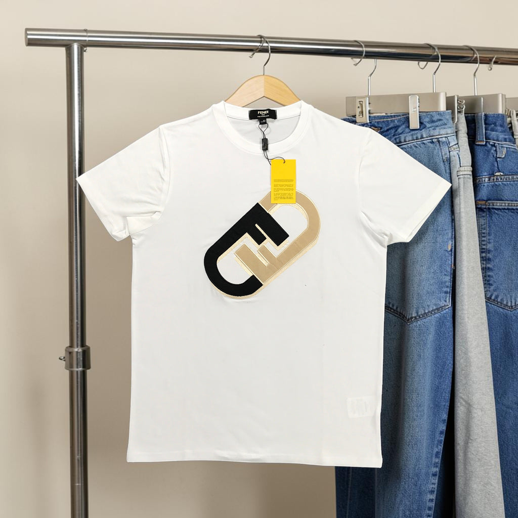 FNDI White Applique T-shirt