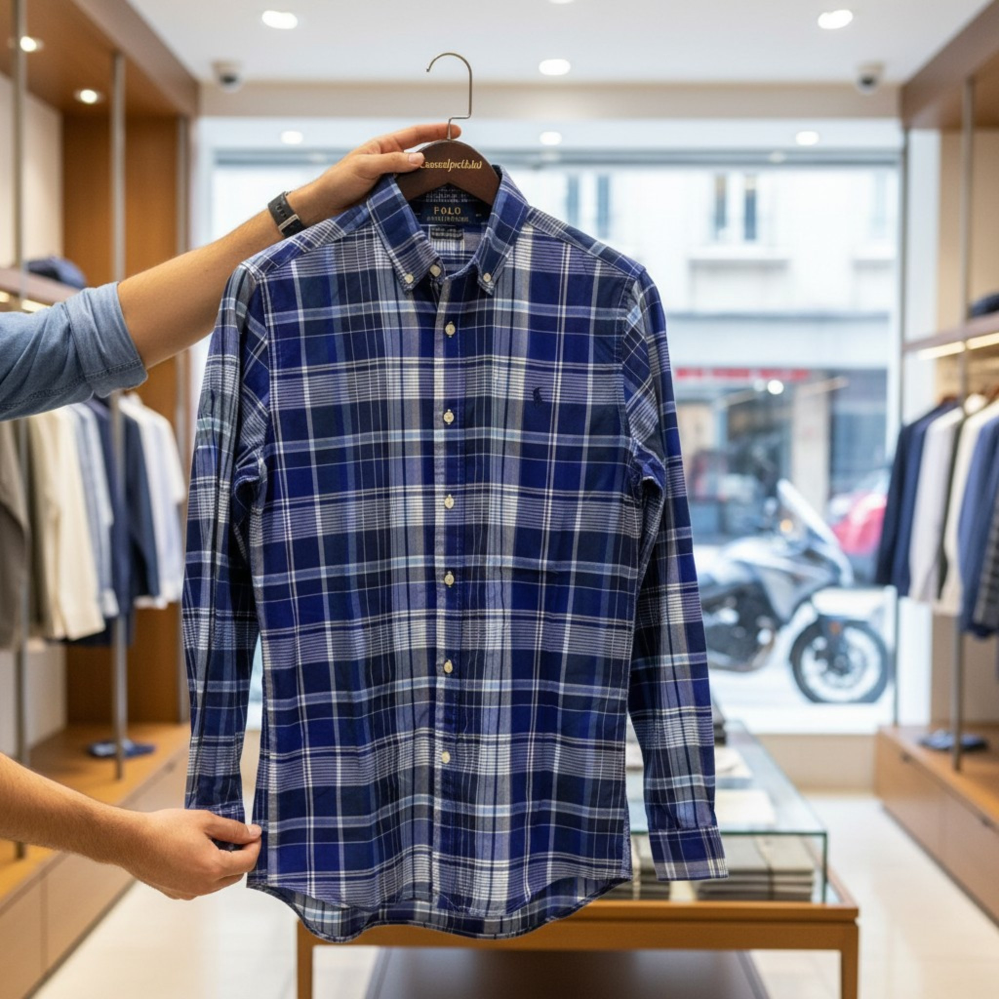 RL Shirt Check AS 06