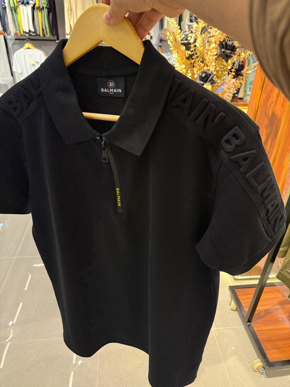 BALMAIN Polo Ambush Zipper Polo