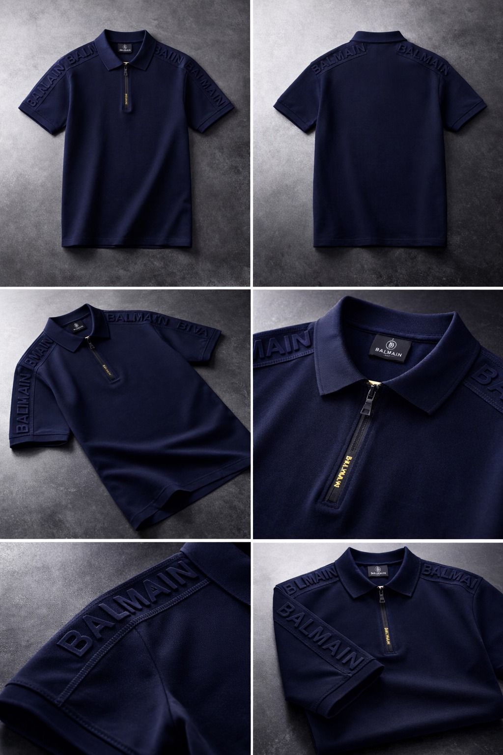 BALMAIN Polo Ambush Zipper Polo