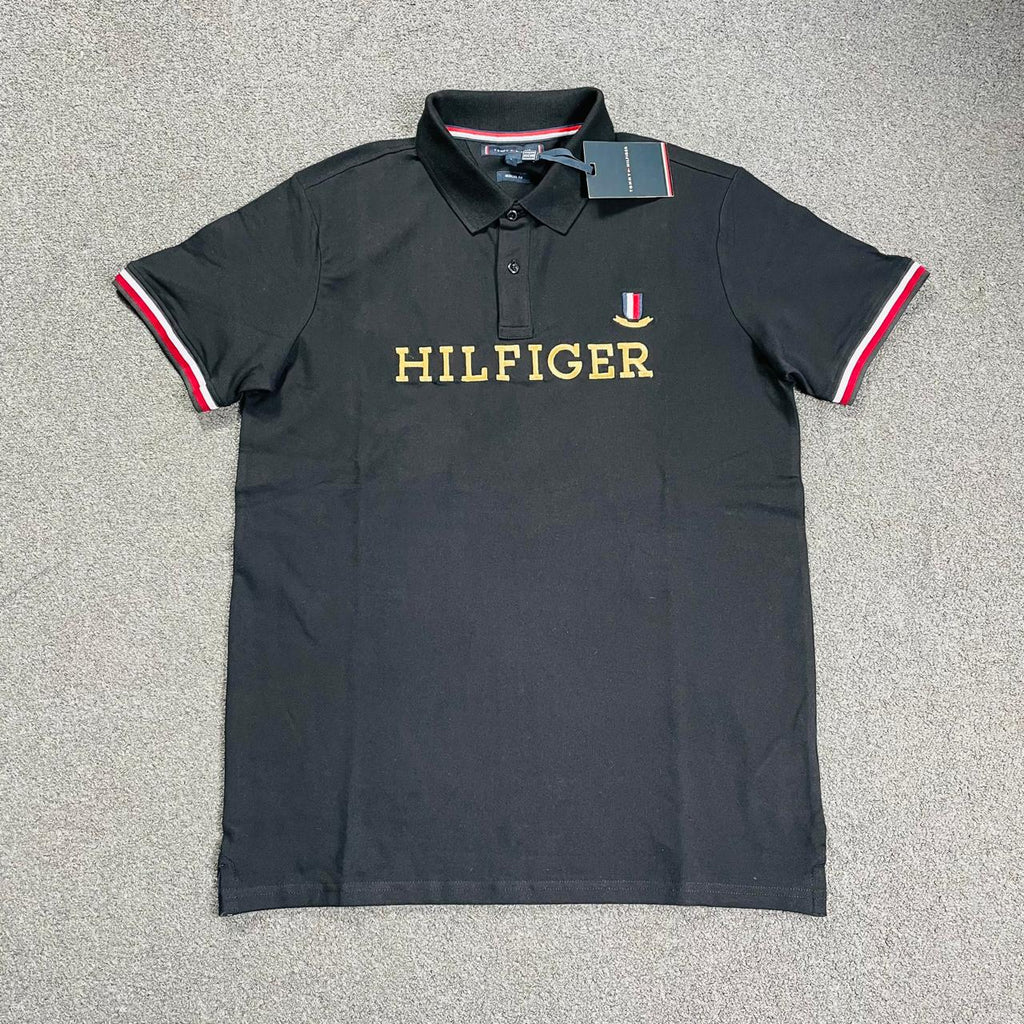 HILFIGER Polo T-Shirt – Black