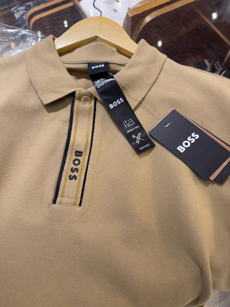 HUGO BOSS Jacquard Placket Polo