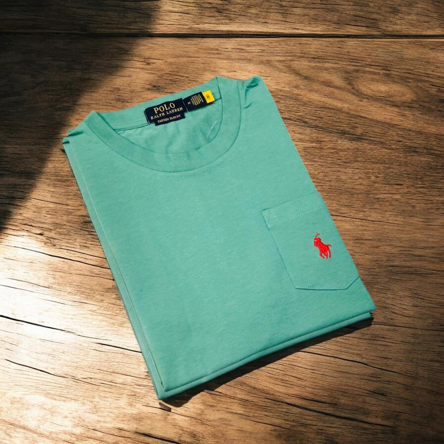 RL Basic Pocket T-shirt with Small Pony